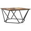 vidaXL Couchtisch Ger&auml;ucherte Eiche 80 x 80 x 45 cm