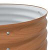 vidaXL Hochbeet Braun 80 x 80 x 44 cm Stahl