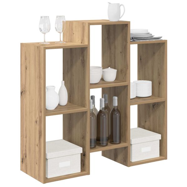 vidaXL Sideboard Artisan-Eiche 90 x 30 x 90 cm