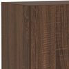 vidaXL TV-Wandschrank mit LED-Leuchten Braun Eichen-Optik 40,5x35x80cm