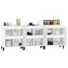 vidaXL Sideboards 3 Stk. Wei&szlig; 60x35x70 cm Holzwerkstoff