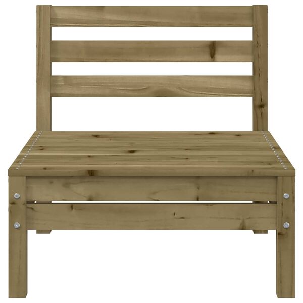vidaXL Gartensofa ohne Armlehnen Kiefernholz Impr&auml;gniert