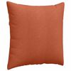 vidaXL Sofakissen 2 Stück Rot-Orange 80 x 80 cm Cordstoff