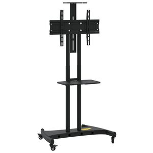 vidaXL TV-St&auml;nder auf Rollen 32-70 Zoll Max VESA 600x400 60kg