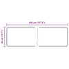 vidaXL Teppichl&auml;ufer MARSA Mehrfarbig 450 x 50 cm Polyester und PVC