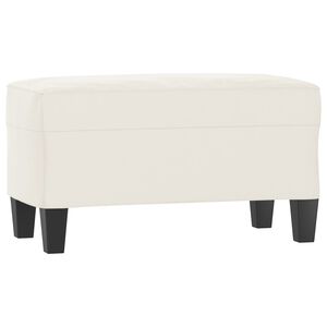 vidaXL Sitzbank Beige 70x35x41 cm Mikrofasergewebe