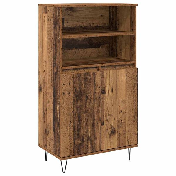 vidaXL Hochboard Braun 60 x 36 x 110 cm Holzwerkstoff