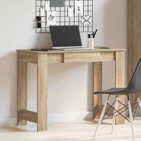vidaXL Schreibtisch Sonoma-Eiche 100x45x75 cm Holzwerkstoff
