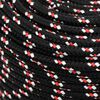 vidaXL Bootsseil Schwarz 8 mm 250 m Polypropylen