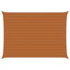 vidaXL Sonnensegel Orange und Braun 7 x 5 m 100 % Polyester Oxford