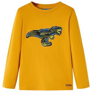 vidaXL Kinder-Langarmshirt Ocker 104