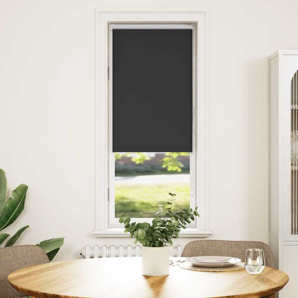 vidaXL Verdunkelungsrollo Schwarz 55x175 cm Stoffbreite 50,7 cm