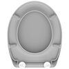 SCH&Uuml;TTE Toilettensitz mit Absenkautomatik GREY Duroplast