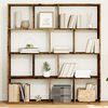 vidaXL B&uuml;cherregal Altholz-Optik 132x29x141,5 cm Holzwerkstoff