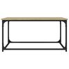 vidaXL Couchtisch Sonoma-Eiche 80x50x40 cm Holzwerkstoff und Eisen