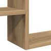 vidaXL Wandregale 2 Stk. Artisan-Eiche 50x15x50 Holzwerkstoff