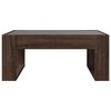 vidaXL Couchtisch mit Infinity-LED Braun Eichen-Optik 70x53x30 cm