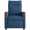 vidaXL Relaxsessel Elektrisch Blau Stoff