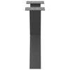 vidaXL Couchtischbeine X-Form 2 Stk. Anthrazit 50x(42-43) cm Stahl