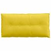 vidaXL R&uuml;ckenkissen Helles Gelb 100 x 19 x 50 cm Stoff