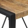vidaXL Esstisch 80x80x75 cm Raues Mangoholz