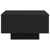 vidaXL Couchtisch Schwarz Eichen-Optik 55 x 55 x 31 cm
