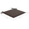 vidaXL Gartenst&uuml;hle 6 Stk. mit Kissen Massivholz Teak