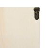 vidaXL Wanddisplay-Case mit Regal Beige 60 x 8,5 x 54 cm Sperrholz