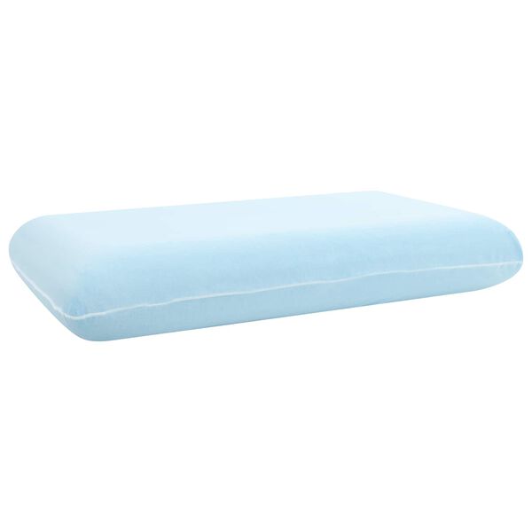 vidaXL Schlafkissen Uni Wei&szlig; 74 x 39 x 13 cm Gel-Speicherschaum