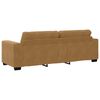 vidaXL | 3-Sitzer-Sofa | mit Kissen Braun Samt