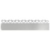 vidaXL Rasenkanten 30 stk. 103 x 0,05 x 22 cm Verzinkter Stahl Silber