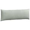 vidaXL Sofakissen 2 St&uuml;ck Hellgrau 120 x 40 cm Cordstoff