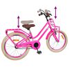 vidaXL Kinderfahrrad 18 Zoll f&uuml;r 5-7 Jahre alt Dunkelrosa
