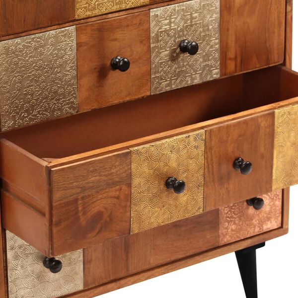 vidaXL Kommode 60x30x75 cm Massivholz Akazie