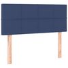 vidaXL Boxspringbett mit Matratze Blau 120x190 cm Stoff
