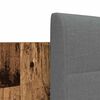 vidaXL Bettgestell mit Kopfteil Altholz 120 x 200 cm Holzwerkstoff