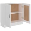 vidaXL B&uuml;cherschrank Wei&szlig; 82,5x30,5x80 cm Holzwerkstoff