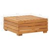 vidaXL Modular-Fu&szlig;hocker 1 Stk. mit Kissen Massivholz Akazie