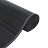 vidaXL Teppich Rechteckig Grau 70x300 cm Bambus
