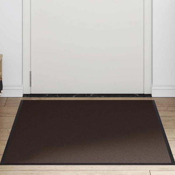 vidaXL Fu&szlig;matte Braun 90x150 cm