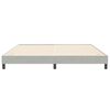 vidaXL Bettgestell ohne Matratze Hellgrau 200x210 cm Samt