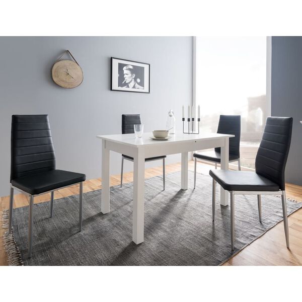 Finori Ausziehtisch Coburg 120 Wei&szlig;
