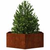 vidaXL Pflanzk&uuml;bel Rostig 138x120x45 cm Cortenstahl