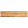 vidaXL Treppenstufen 4 Stk. Hellbraun 120x30x2 cm Massivholz Eiche