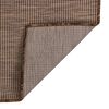 vidaXL Outdoor-Teppich Flachgewebe 140x200 cm Braun