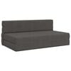 vidaXL Klappsofa Bett Dunkelgrau 152 x 86,5 x 60 cm Stoff