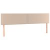 vidaXL Boxspringbett Matratze Cappuccino-Braun 180x200 cm Kunstleder