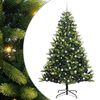 vidaXL K&uuml;nstlicher Klapp-Weihnachtsbaum mit 300 LEDs Gr&uuml;n 240 cm