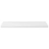 vidaXL Schweberegale 4 Stk. Hochglanz-Wei&szlig; 90x23,5x3,8 cm MDF