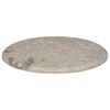 vidaXL Tischplatte Grau &Oslash;50x2,5 cm Marmor